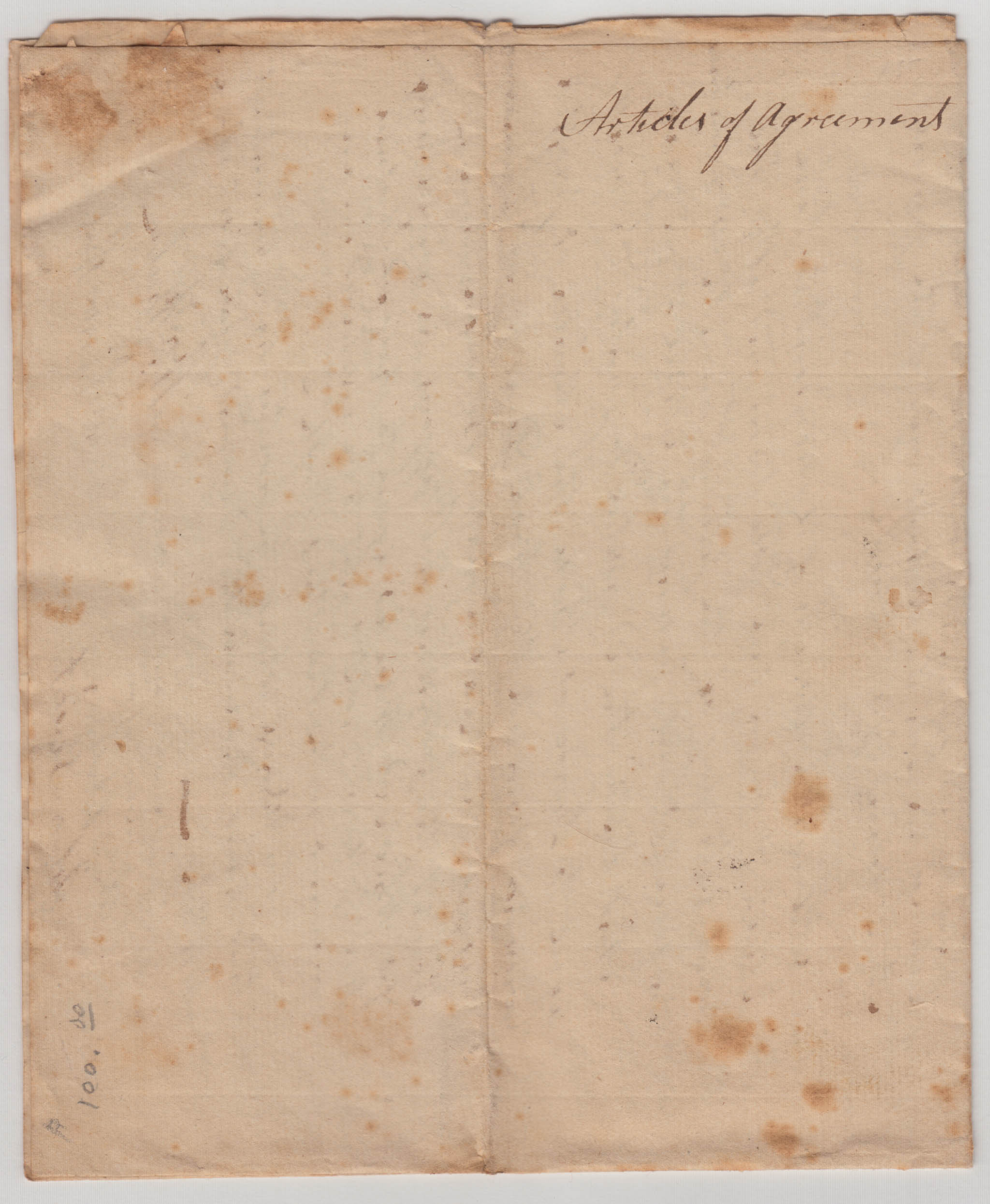 HBC001, 1812-05-12 Partnership Agreement Between Wm. Wheeler, Wheelwright, and Phineas Holmes, Blacksmith